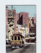 Postcard California Street Cable Car San Francisco California USA picture