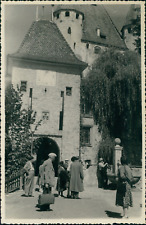 Switzerland, Thune, Le château, 1949, Vintage Silver Print Vintage Silver PrintC picture