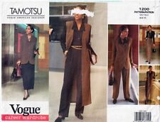 Vogue Career Wardrobe 1200 TAMOTSU Jacket Top Jumper Skirt Pants, Size 6-8-10 FF picture