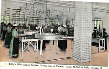Vintage Postcard- 403 Libby's White Enamel Kitchen, Chicago, IL. Posted 1909 picture