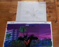 Batman Beyond Animated Original Production Cel Signed By Bruce Timm Proof Sketch picture