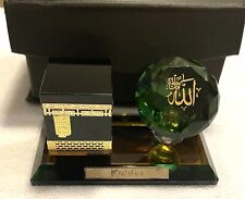 Kaaba Mecca Showpiece Allah Crystal Gold Plated Gift Souvenirs Corporate picture