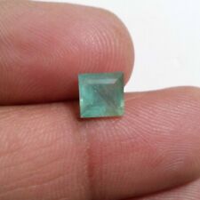 Pretty Colombian Emerald Square Shape 1.75 Crt AAA+ Green Faceted Loose Gemstone picture