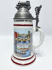 RARE VTG Made in West Germany Train & Wheel Engineer Battalion 3 1911-13 Stein picture