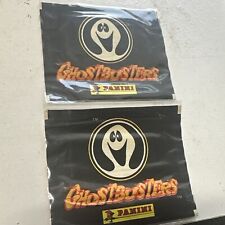 2 Vintage 1987 Panini Ghostbusters Album Stickers pack Filmation picture