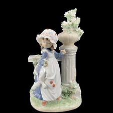 Lladro Porcelain Glorious Spring Figurine D-2E No Umbrella - MINT CONDITION picture