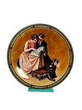 Vtg 1985 Edwin Knowles A Couples Commitment Collectors Plate Norman Rockwell picture