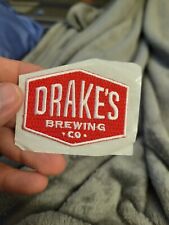 NEW Drakes Brewing Co Advertising Cloth Patch picture