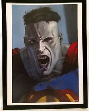Bizarro Superman by Riccardo Federici FRAMED 12x16 Art Print DC Comics Poster picture
