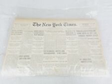 New March 31, 1929 Sealed The New York Times News Paper Vintage  picture