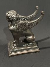 Very Old Sphinx Figural Statue - Solid/Heavy Patina’d Bronze picture