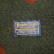 pendleton beaver state wool blanket vintage picture