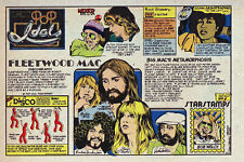 Pop Idols by Stan Drake - Fleetwood Mac - color Sunday comic page April 22, 1979 picture
