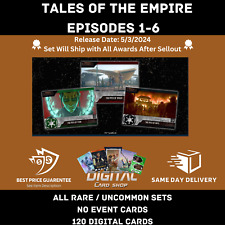 Topps Star Wars Card Trader TALES of the EMPIRE EP 1-6 All Rare UC No Event picture