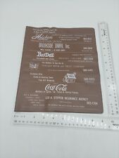 Vintage Phone Book Plastic Cover -Dubuque IA Coca Cola Aviation Apothecary Dairy picture