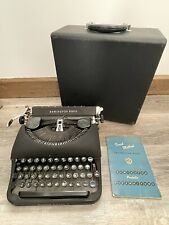 Remington Rand Deluxe Model 5 - Vintage Typewriter W/ Case & Manual picture