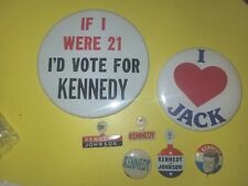John F. Kennedy 1960 Presidential Campaign Buttons picture