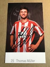 Thomas Müller , Germany 🇩🇪 FC Bayern München 2010/11 hand signed picture
