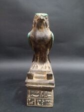 THE RARE KIND FALCON STATUE OF ANCIENT PHARAONIC ANTIQUES For Egyptian God Horus picture
