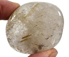 Rutilated Quartz Crystal Polished Smooth Stone 20.5 grams Brazil picture