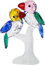Figurine Animal Cut Birds Crystal Multicolor Small Modern Carved Novelty Decor picture
