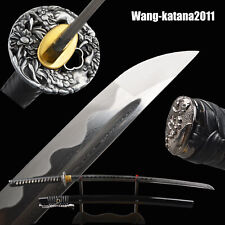 Cool Black Japanese Samurai Katana Sword Damascus Folded Steel Present picture
