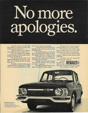 1967 RENAULT 10 Import Automobile Car Vintage Magazine Print Ad 10.25X13.25 picture