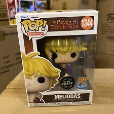 Funko Pop The Seven Deadly Sins Meliodas 1344 Glow Chase PX w/ Protector picture