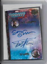 Guardians of the Galaxy Vol. 2 Dual Autograph Gunn Flanagan #DMT5 Auto Signed picture