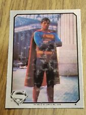 1978 DC Comics Superman non-sport card 3D Foil sticker Superman Pose.. picture