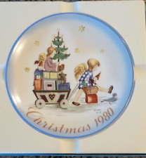 Schmid 1980 Christmas Collector Plate Berta Hummel Parade Into Toyland Box New picture