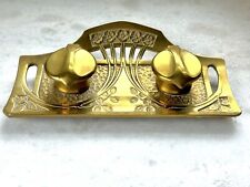 GESCHUTZT GORGEOUS Antique Art Nouveau Solid Brass Inkwell  - Jugendstil picture