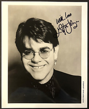 ELTON JOHN SIGNED AUTOGRAPHED 8X10 PHOTO BECKETT LETTER OF AUTHENTICITY picture