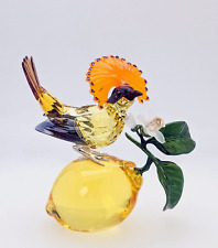 New 100% SWAROVSKI Crystal  Idyllia Royal Flycatcher Bird Deco Figurine 5651811 picture