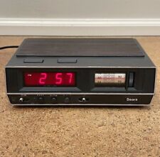 Vintage Sears Electronic AM/FM Alarm Clock Radio Model No. 317.23770800 RARE VGC picture