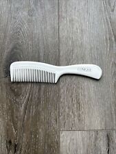 Vintage Clinique Hair Comb Wide Tooth Detangling White Hard Plastic Travel picture