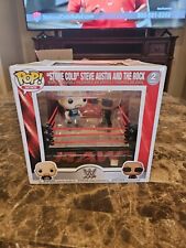 Funko Pop WWE 2 Pack Stone Cold Steve Austin and The Rock in Ring Figures H01 picture