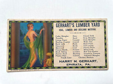 Vintage 1920's Pinup Girl Blotter by Pressler- Where Unimagined Beauty Dwells  B picture