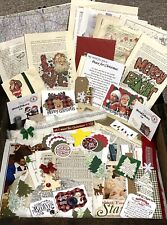 125 Piece Christmas Themed  Bundle Junk Journal Kit/Pack/Junk Journal Supplies picture
