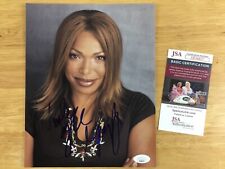 (SSG) Sexy TISHA CAMPBELL Signed 8X10 Color Photo 