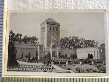 Postcard Memorial Museum Golden Gate Park San Francisco California USA picture