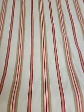 12 yds Camden Collection Sonya Berry Dino  Upholstery Fabric Red Green Stripe  picture