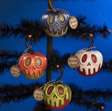Bethany Lowe Small Poison Apple Ornament Set Of 4 Red Green Orange Purple New picture