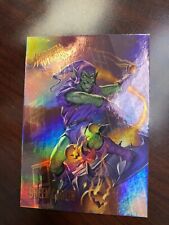 Spiderman Fleer Ultra 2017 Base Card #96 Green Goblin