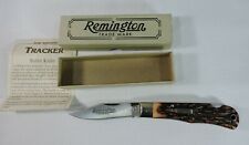 NEW REMINGTON UMC TRACKER Bullet R1306 POCKET KNIFE + BOX + Paperwork USA 1990 picture