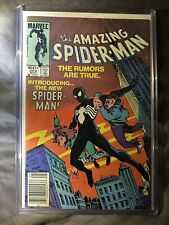 Marvel’s Amazing Spider-Man 252 NEWSSTAND COVER First App. Black Suit CGC VF 8.0 picture