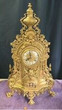 Vintage  Franz Hermle & Sons Imperial Brevettato Brass Clock picture
