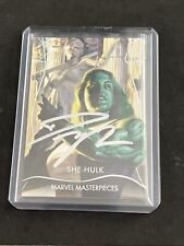 2020 Sky Box Marvel Masterpieces She-Hulk Auto 8/10  #19 picture