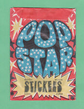 1972 Monty Gum Pop Star Stickers Fabric/Cloth Version UNOPENED PACK RARE picture