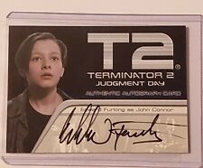 2003 Artbox Terminator 2 T2 Movie Edward Furlong (John Connor)Autograph card HTF picture